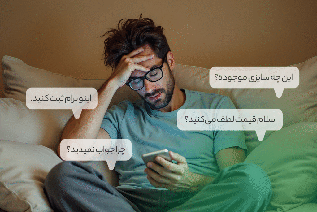 مقایسه فروشگاه اینستاگرامی با ربات و بدون ربات