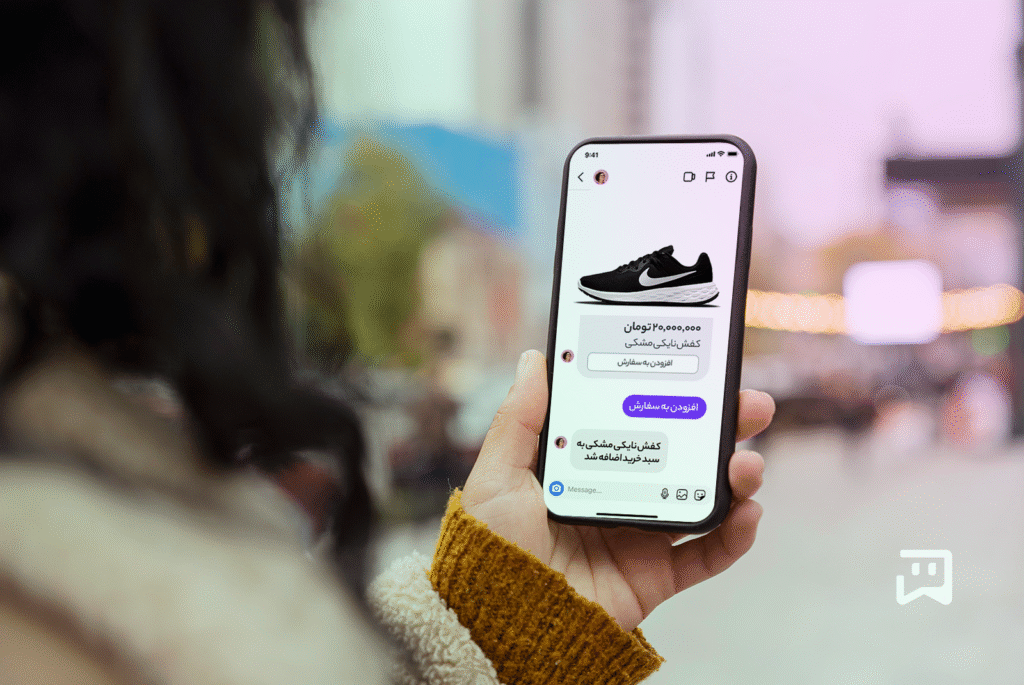 چت ربات یکتابات به عنوان ادمین هوشمند اینستاگرام در پاسخ به مشتری