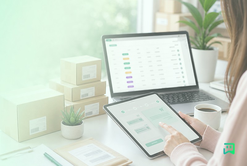 مدیریت سفارش و گفتوگو با رنگبندی یکتابات