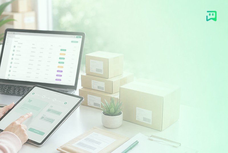 مدیریت سفارش و گفتوگو با رنگبندی یکتابات