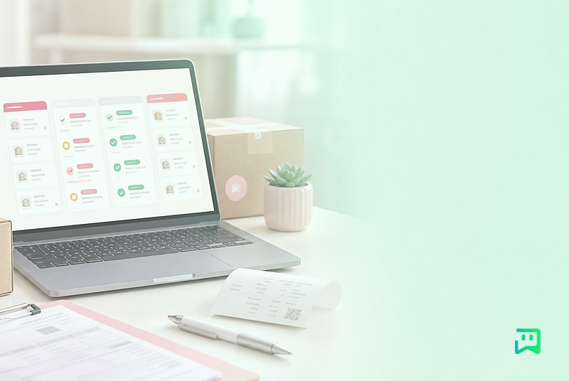 مدیریت سفارش و گفتوگو با رنگبندی یکتابات