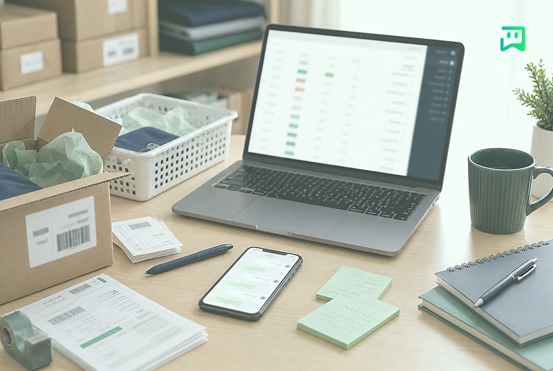 مدیریت سفارش و گفتوگو با رنگبندی یکتابات