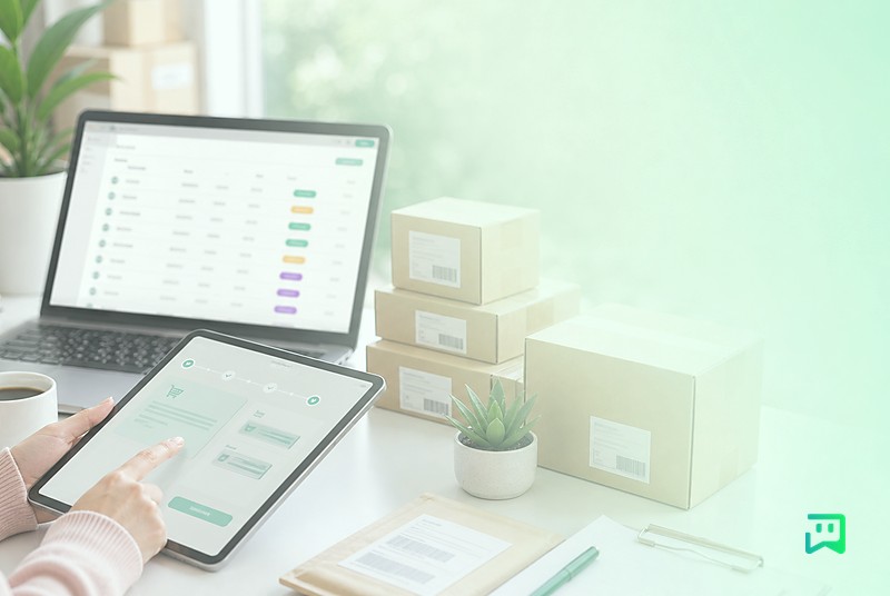 مدیریت سفارش و گفتوگو با رنگبندی یکتابات
