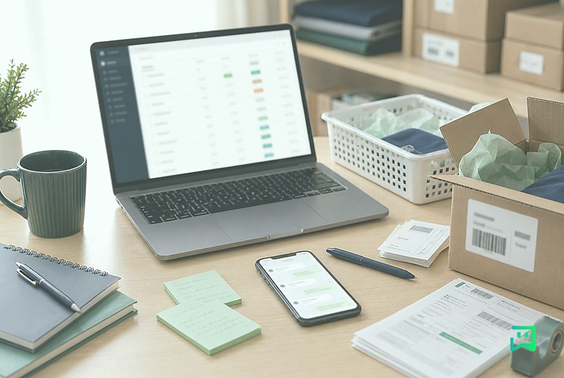 مدیریت سفارش و گفتوگو با رنگبندی یکتابات