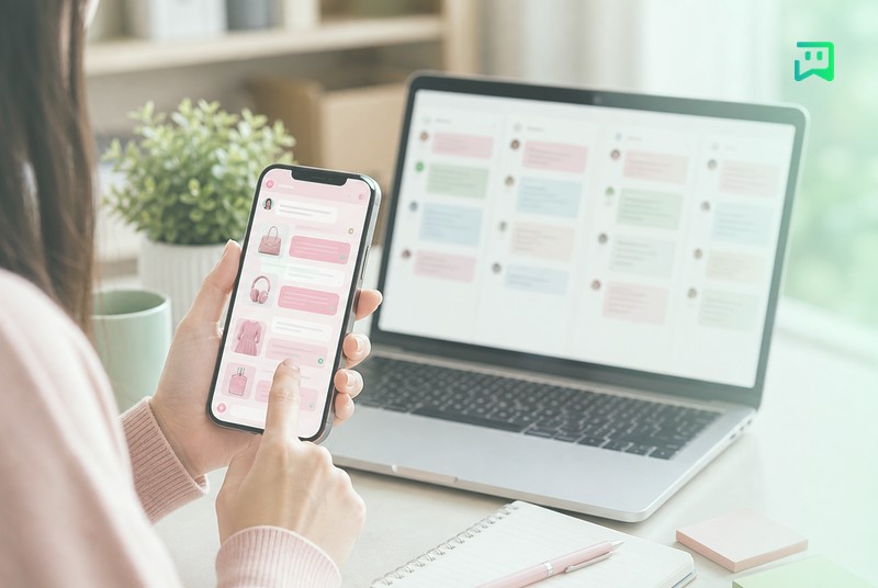 پیگیری فروش و سفارش آنلاین‌شاپ در فضای یکتابات