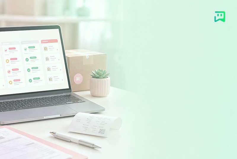 مدیریت سفارش و گفتوگو با رنگبندی یکتابات